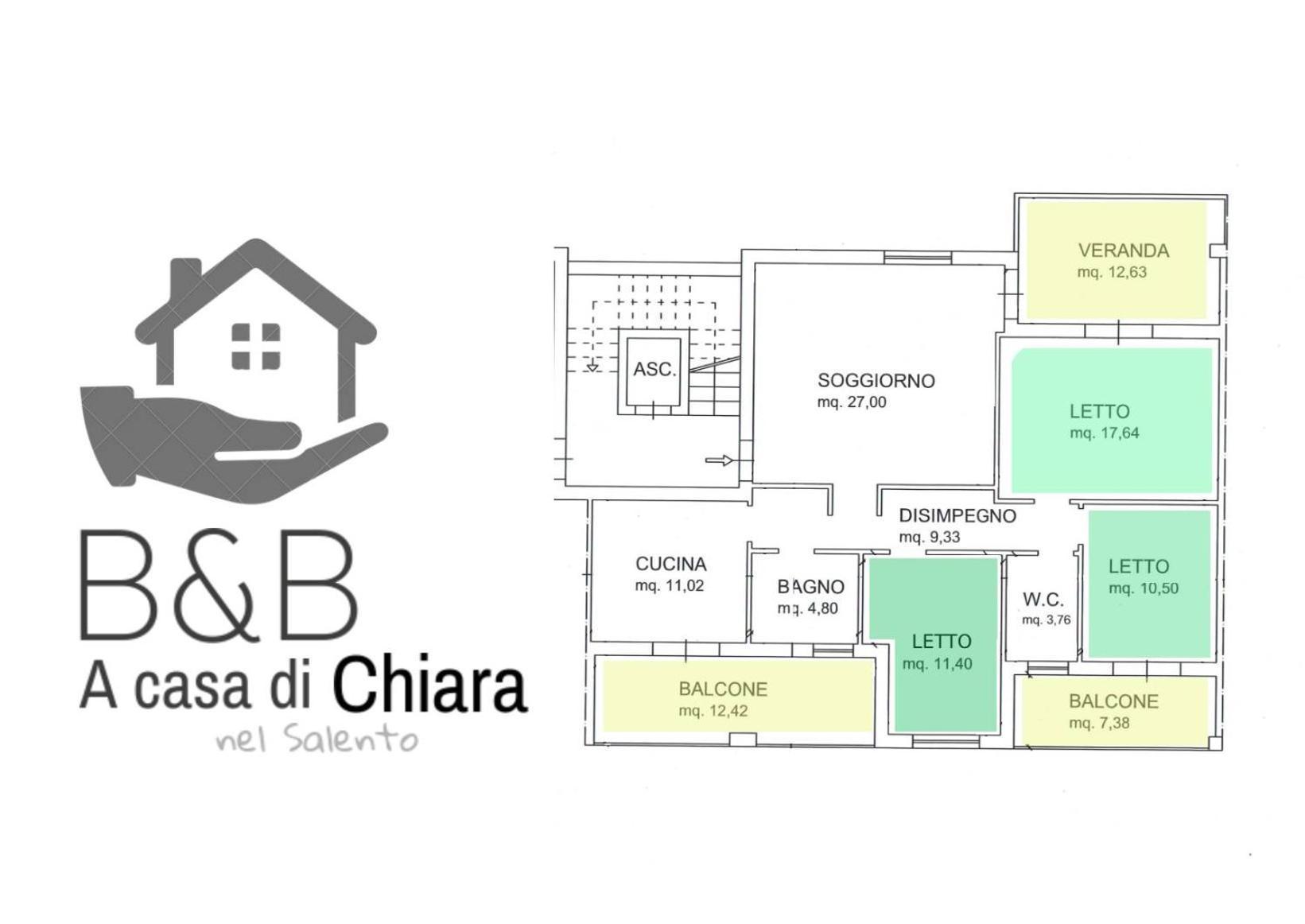 レッチェA Casa Di Chiaraアパートメント エクステリア 写真